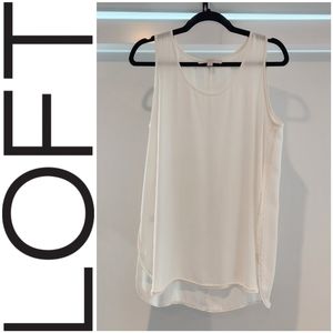 Sheer Ivory Tunic Shell